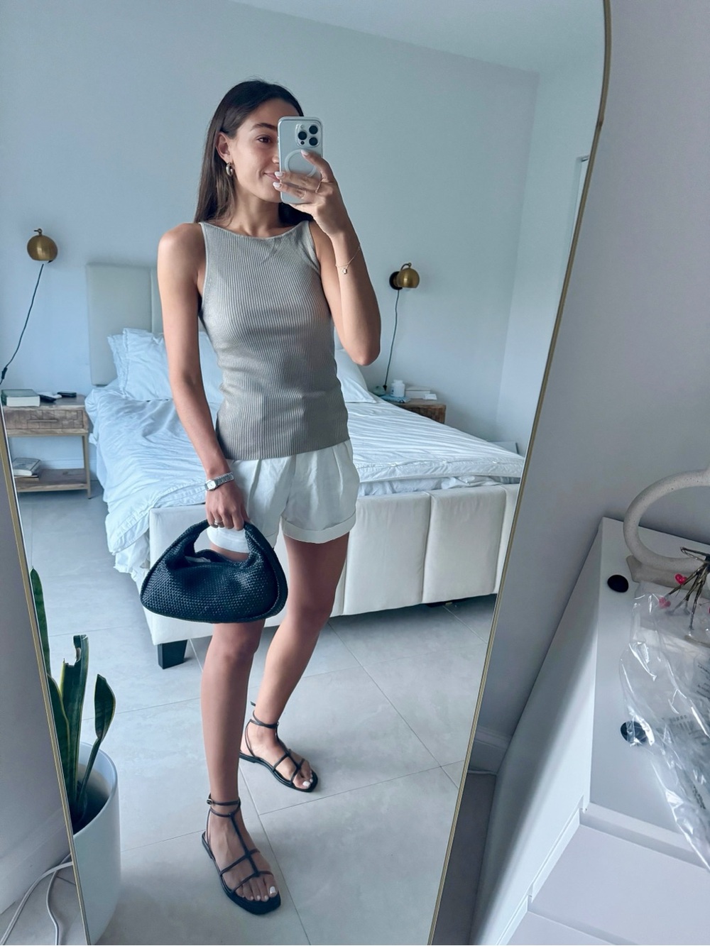 Neutral Ribbed Tank